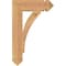 Ekena Millwork Thorton Arts & Crafts Smooth Bracket, Western Red Cedar, 3 1/2"W x 14"D x 22"H BKT04X14X22THR03SWR - alternate 3